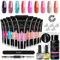 Limegirl Nail Extension UV Gel Set For Finger French Quick Extension Gel Soak Off Nail Art DIY Manicure Gel Varnish Nail Kits 1