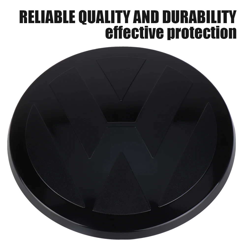 1PC Car Front Grill Badges/Rear Trunk Emblem Lid Covers Logo Sticker Black Auto Accessories For GOLF 7 Golf 7.5 8 POLO 21 PASSAT