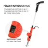 Electric Weed Burner 2000W Garden Weed Killer Thermal Weeding Stick Hot Air Weed Torch Kitchen Lighter BBQ Igniter Weeder Tool 6