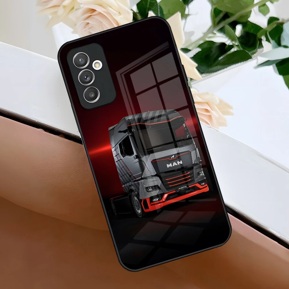 Vintage Man Truck Logo Phone Case Cover