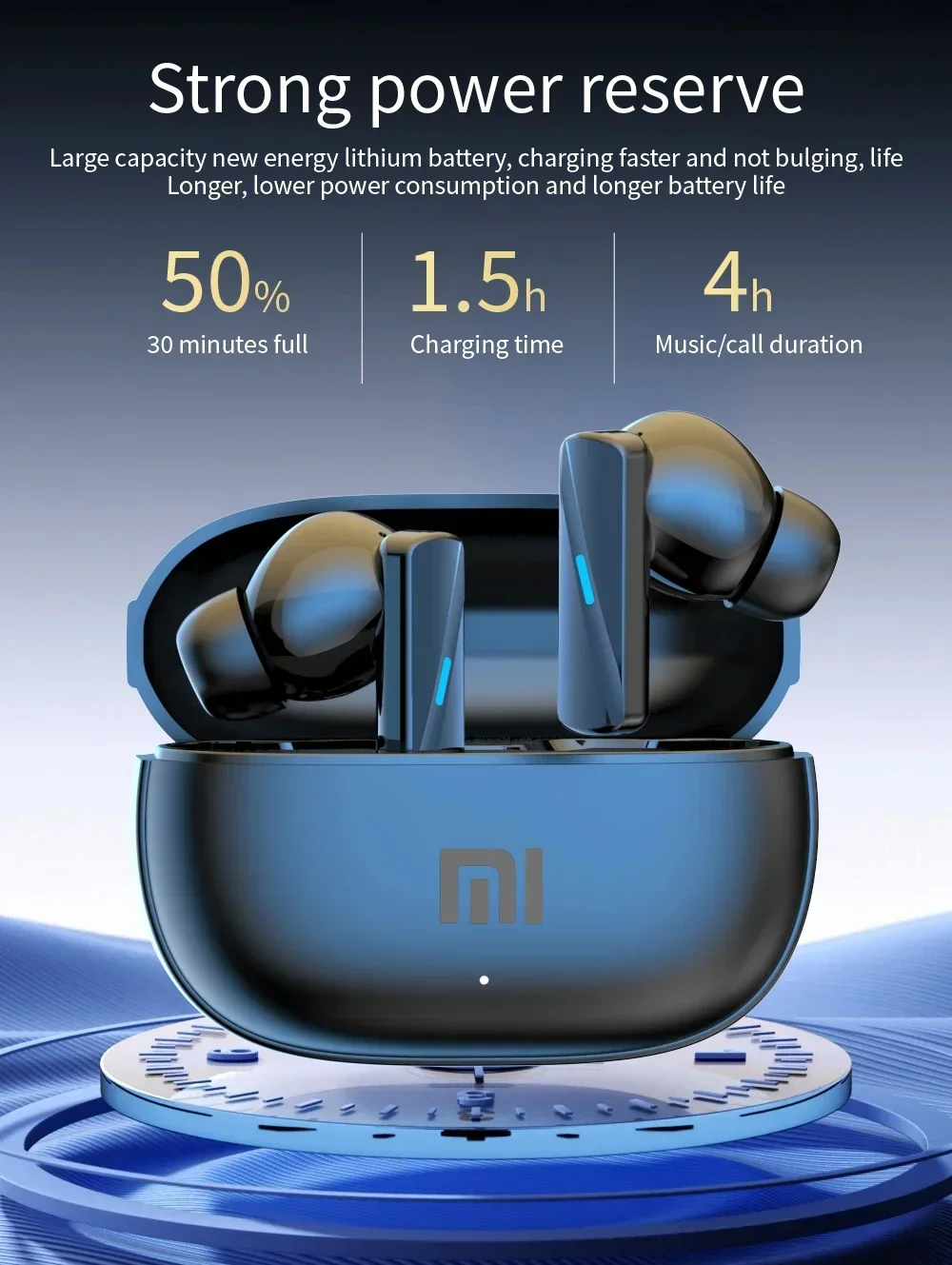 Xiaomi Air 7 Bluetooth Earphones TWS Touch Control HiFi Wireless Headphone Mic Noise Reduction Earbuds Waterproof Game Motion 5