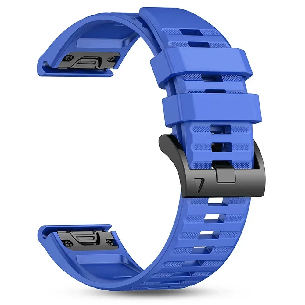 Enhanced Silicone Watch Strap - QuickFit 22/26mm, Universal Fit Bracelet