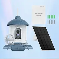 Умная камера для кормления птиц, 4 МП, 2K HD, на солнечной энергии, AI Motion, наблюдение за птицами, беспроводная Wi-Fi камера, монитор дикой природы, водонепроницаемый — изображение 5