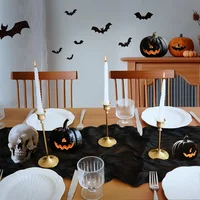 Рождественская зеленая, красная, бордовая, марлевая дорожка, дорожка для стола в стиле бохо, деревенская марля, терракотовая скатерть для свадьбы, вечеринки, дня рождения, декор — изображение 4