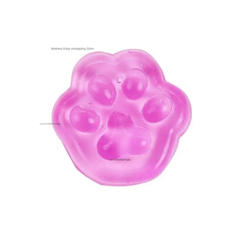 1pc Mini Hand Pinching Cat Paw Fish Fidget Toy Ice Pressure Ball Toy Squeeze Toy Cat Paw Mini Mochi Mini Mochi Ice Block 6