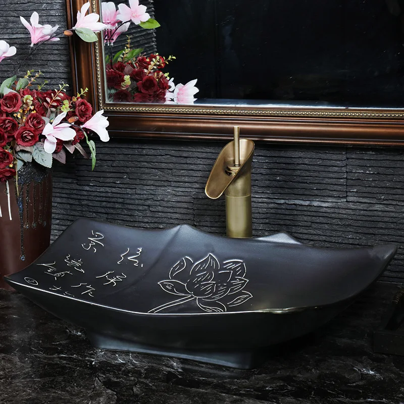 

Раковина для ванной и стола, раковина для умывания, раковина для дома, керамическая раковина для балкона, раковина для ванной комнаты, поставка Tao 1688