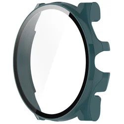 Premium BEHUA Smartwatch Protective Case with Tempered Glass Screen Protector for Ticwatch Pro5 (橄榄绿)