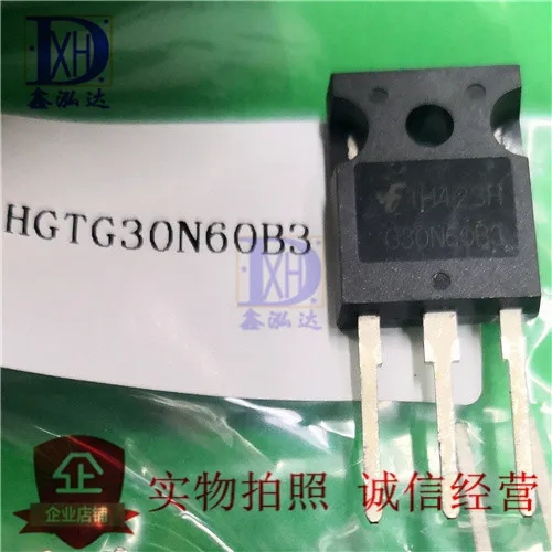 HGTG30N60B3IGBT 　transistor 600V IGBT UFS N-Channel 　STOCK 10 uds |