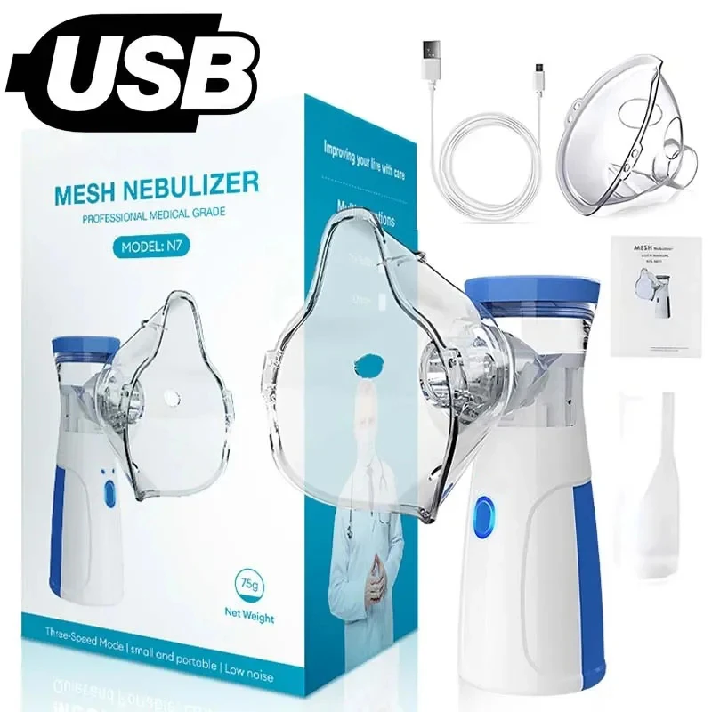 Medical nebulizer design showing clear mist output