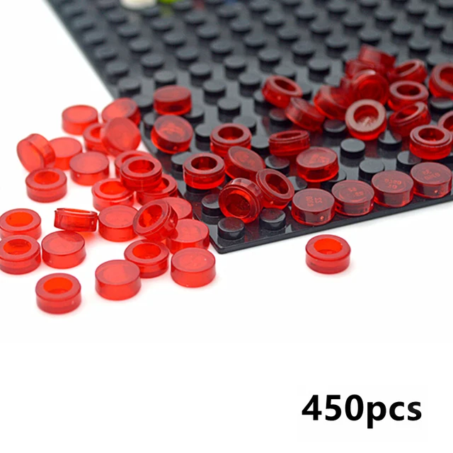 90 mattoncini da costruzione per piastrelle, 1 x 2, 2 x 2, 2 x 4, con gommini compatibili in 34 colori (851 – grigio scuro