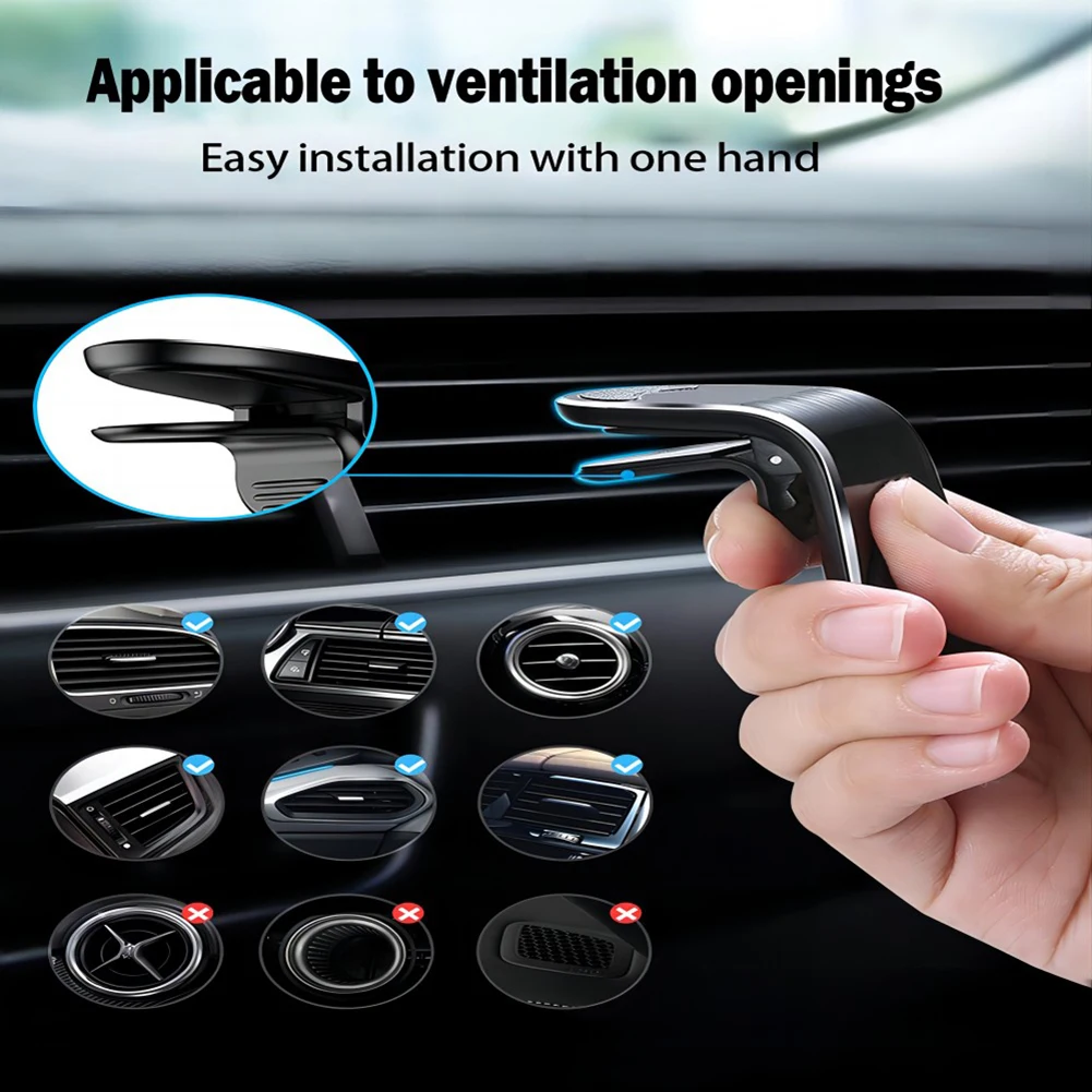 Magnetic Air Vent Clip Mount Stand Strong Magnet Car Air Vent Magnetic Holder for OOONO CO-Driver NO2/OOONO CO-Driver NO1
