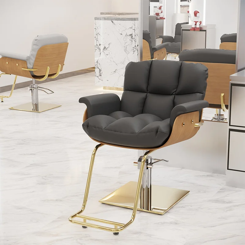 Reclining Arm Barber Chairs Professional Hairdressing Facial Barber Chairs Lounge Taburetes Con Ruedas Salon Furniture WJ25XP lounge barber chairs swivel beauty spinning spa reclining facial barber chairs adjustable taburete con ruedas furniture wj35xp