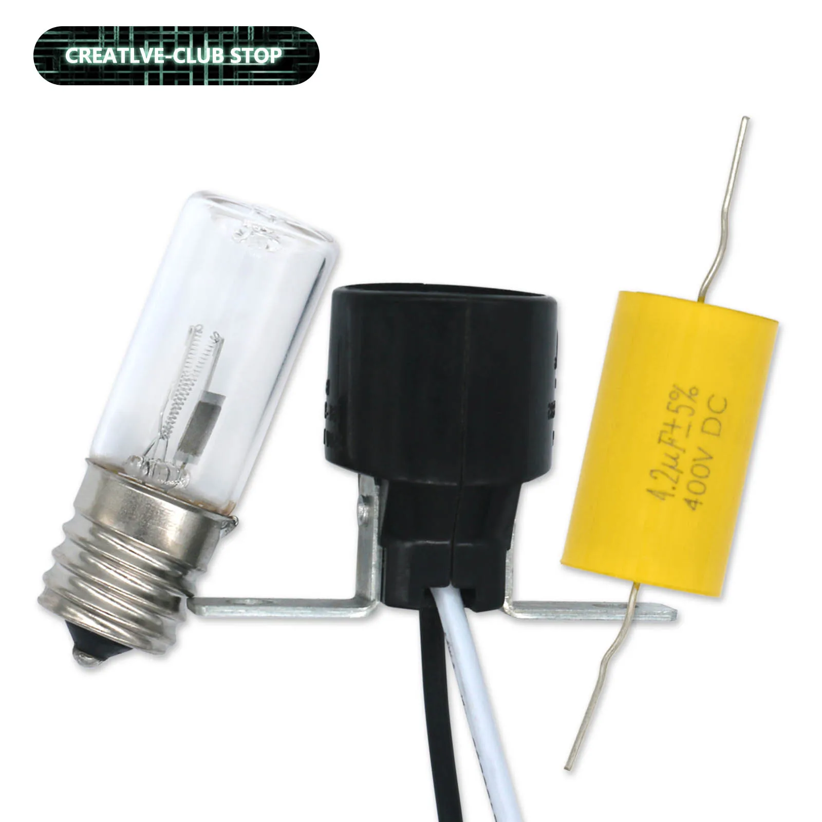 3W Steril Lamp Germicidal Ultraviolet Light UVC Quartz Lamp AC 220V Bactericidal UV Quartz Bulb Sterilization For Dryer
