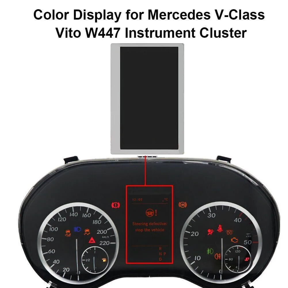 

1PCS For Mercedes V-Class Vito W447 Car LCD Screen 4.2Inches Instrument Cluster Color Display Auto Electrical Replacement
