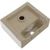 Bathroom Furniture Wall Mounted Hanging Small Container Sink Dresser Sink With Faucet Holes Sinks Fixture Home Improvement 6