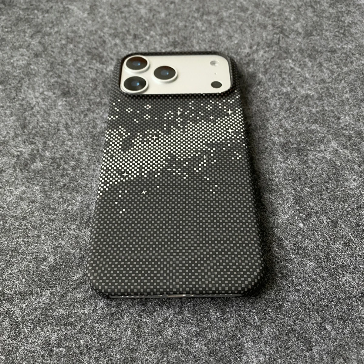 Luxuriöse Kevlar-Carbonfaser-Muster, hochwertige harte PC-Handyhülle für Apple IPhone 17 Air 16 15 14 13 12 11 Pro Max Cover Slim – Detail 12