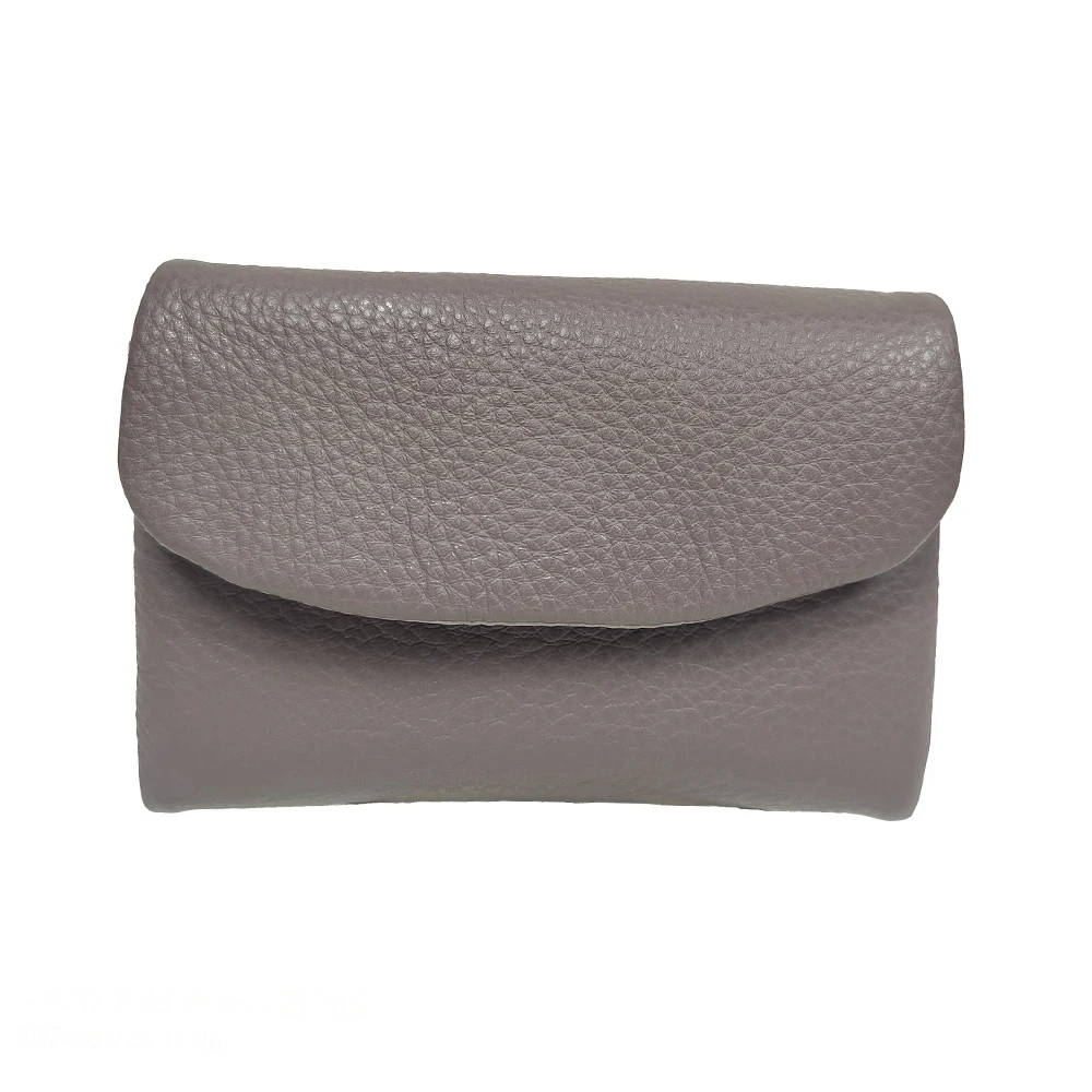 Women's Wallets Cowhide Fashion Short Wallet Soft Genuine Cow Leather Ladies Rainbow Coin Purse Bag ID Card Holders Purses - 2