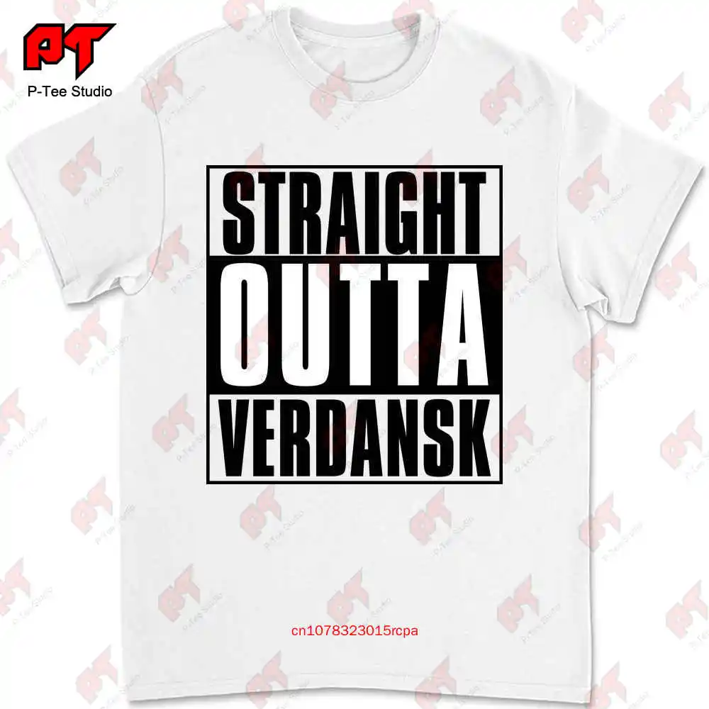 Gaming Duty Call Zone Of War Straight Outta Verdansk T-shirt S457