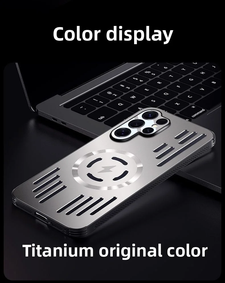 Premium Hard Metal Heat Dissipation Magnetic Protective Phone Case