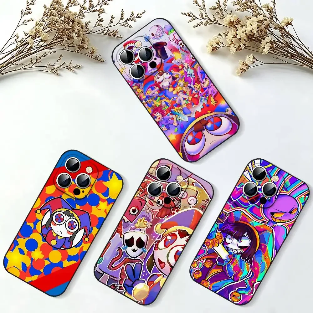 Anime The A-Amazing Digital Circus Phone Case - Stylish Protective Cover with Edge-to-Edge Design