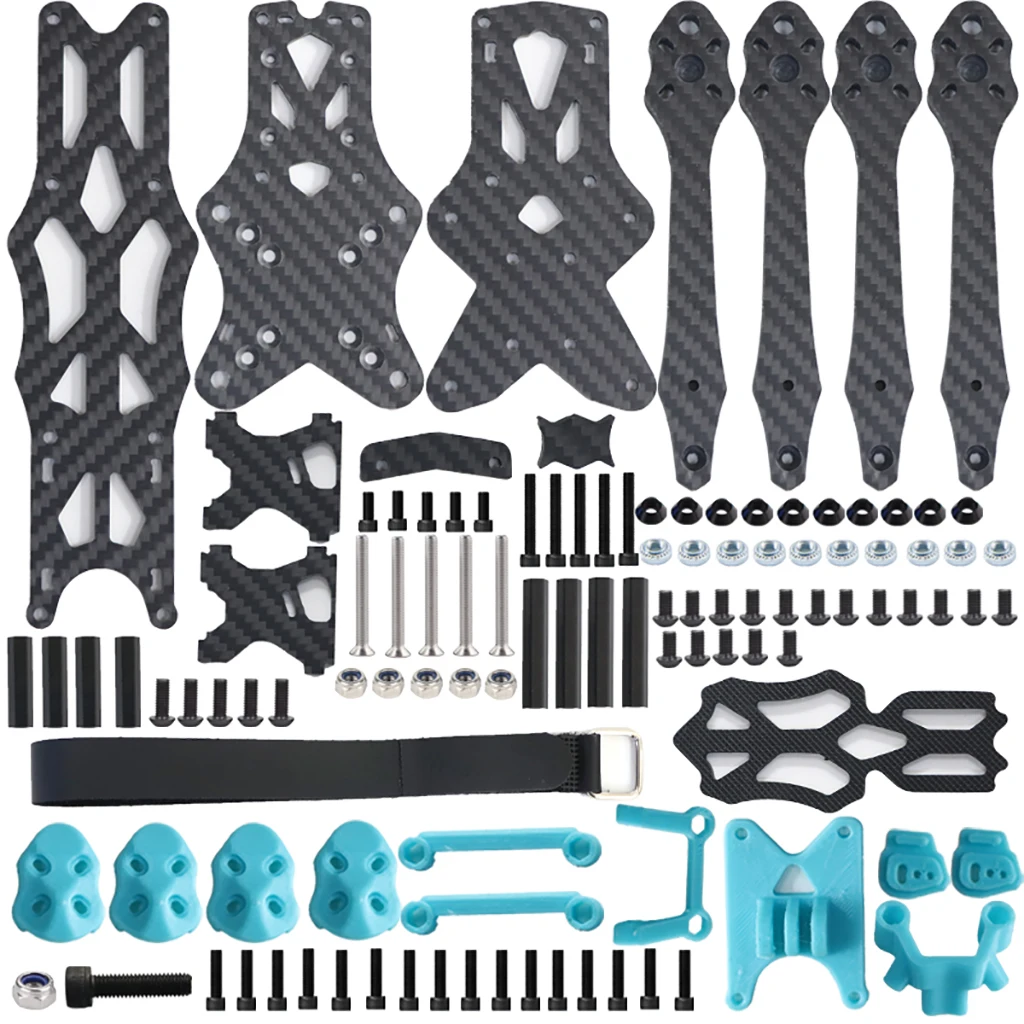 

APEX5 O3 5inch KIT 225mm Frame FPV Racing Drone For O3 Air Unit HD Carbon Fiber Quadcopter Frame Kit 5.5mm arm For APEX FPV