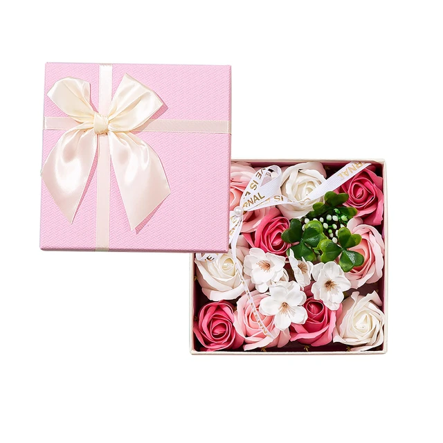 Soap Flowers Boxes Packaging Wholesale  Wrapping Paper Packaging Jewelry -  1set - Aliexpress