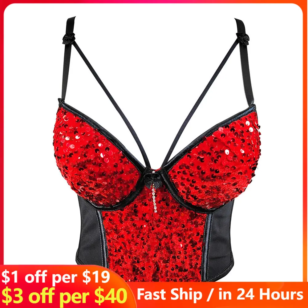 Women Tank Tops Women Tube Tops Mesh Stitching Velvet Sequined Crop Top Underwear Sling Sleeveless
