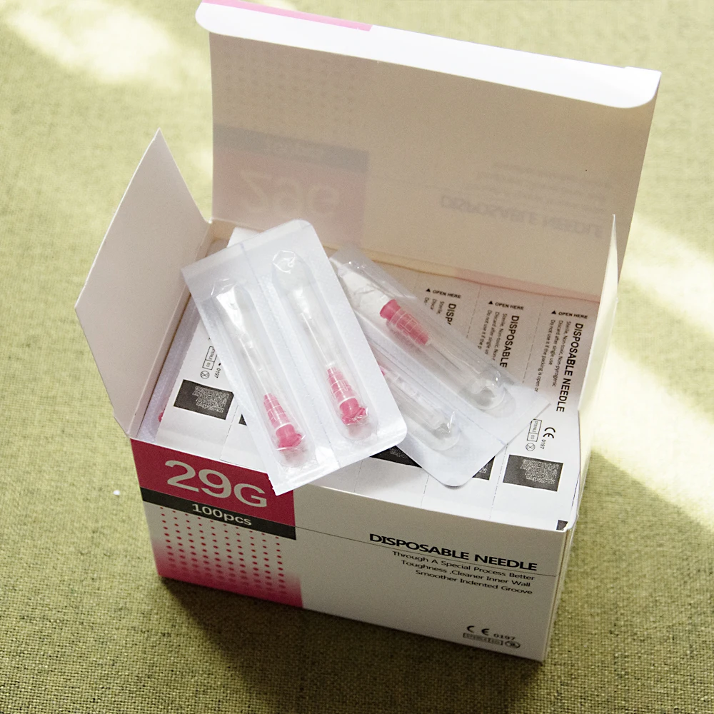 29g Needle 13mm Disposable Needle Individually Packaged Sterile Steel Tip Needle Painless Beauty Tools 2