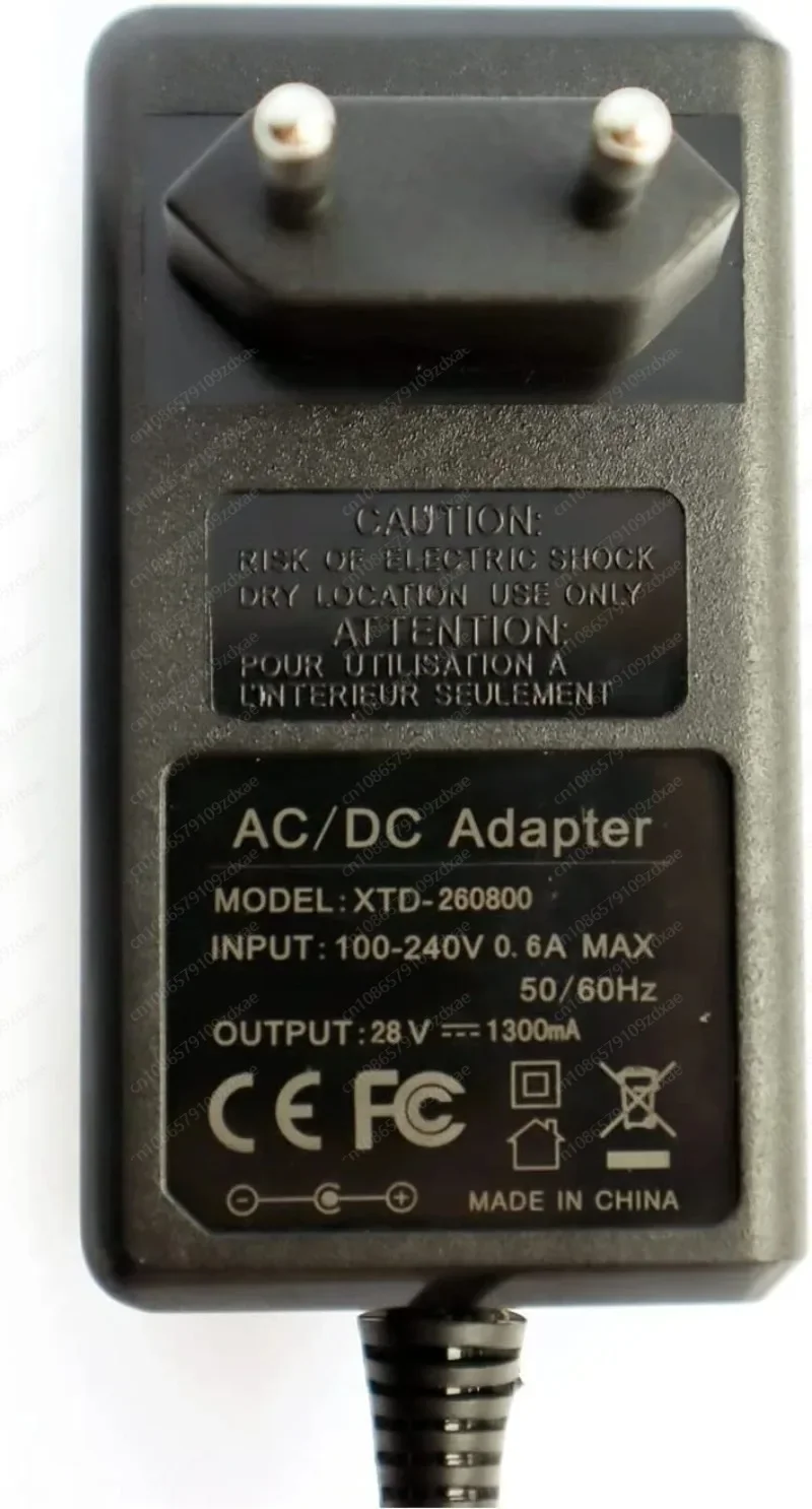 EU Plug 28V 1.3A Adapter Charger For Husqvarna Automower 105 305 315X 40X-/ Gardena +/Sileno