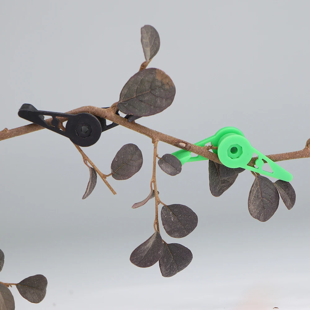 Plant Clips 10-100PCS Plant Branches Bender Garden Stem Trainer Clips 360 Degrees Adjustable Planter Holder for Low Stress Training Tools