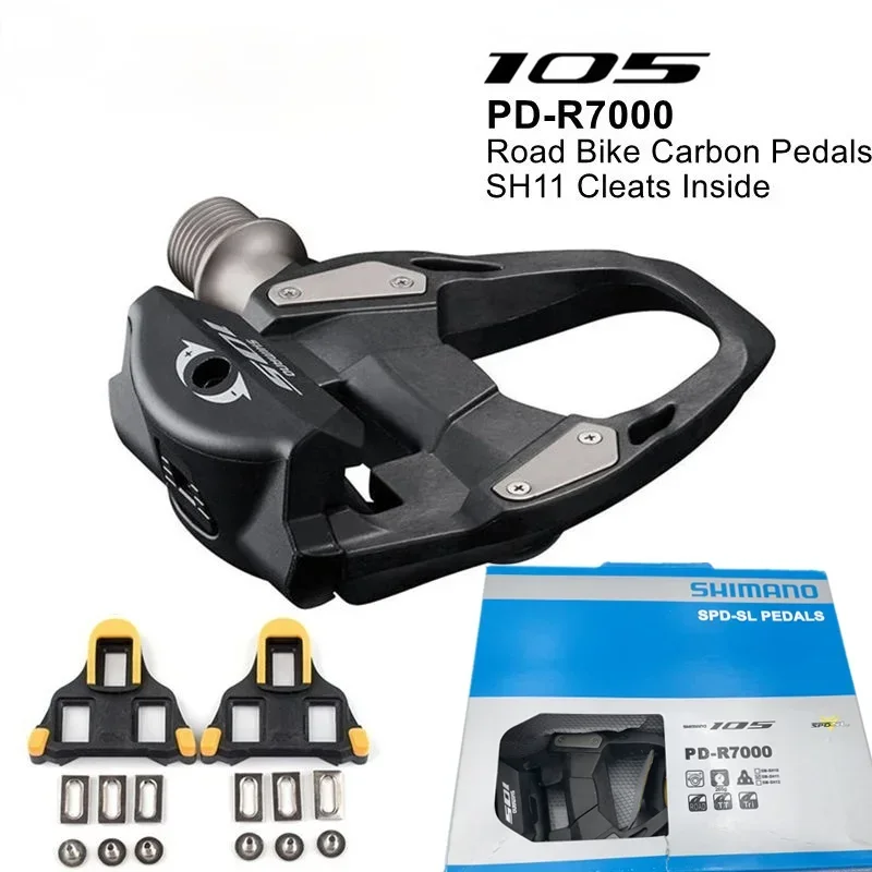 

shimano 105 Pedals PD-R7000/PD-5800 Road Bike Pedals Carbon Self-Locking SPD Pedals With SM-SH11 Cleats bike accessories