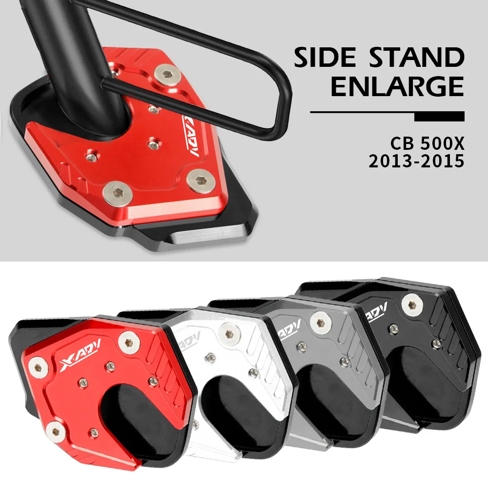 

XADV750 CNC Kickstand Foot Side Stand Extension Pad Support Plate For HONDA X-ADV 750 2014 2015 2016 2017 2018 2019 XADV 750
