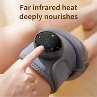 2026 1 Rechargeable Heated Knee Massager, Adjustable 3D Fully Heated Knee Pad With Heating Mode And Adjustable Vibration 4