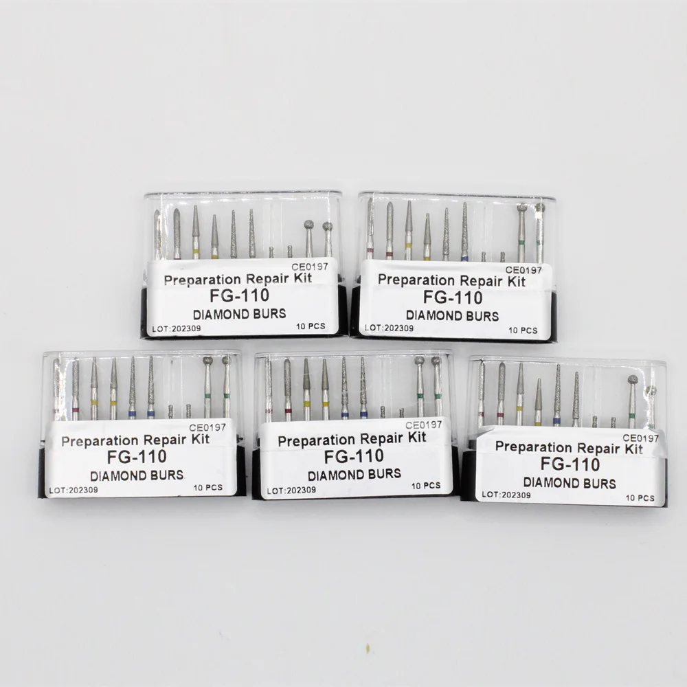 Рисунок 3 - 5 коробок, Стоматологические алмазные сверла AG