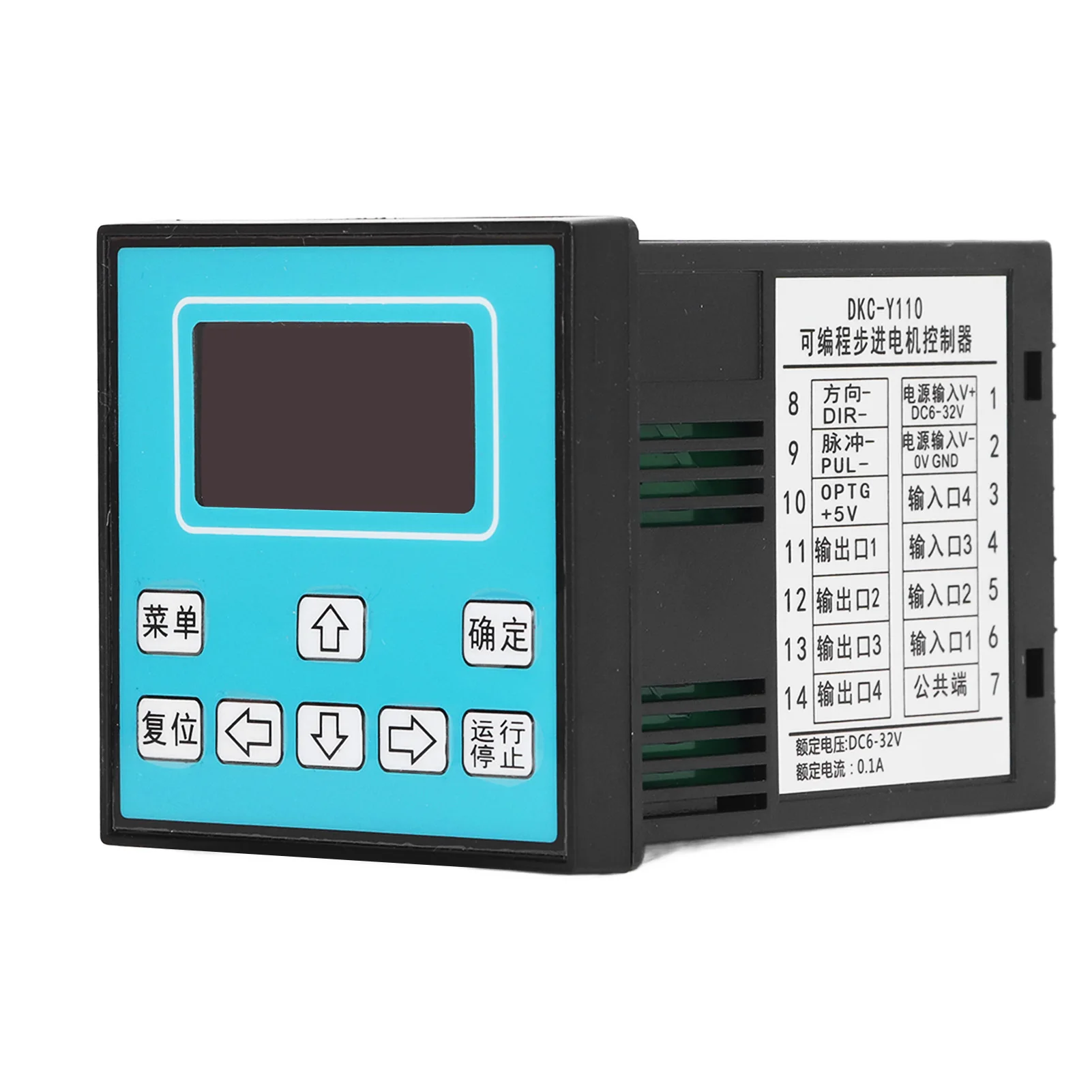 Servo Motor Stepper Controller Programmable Motor Stepper Controller ABS Shell DC6-32V Side Interface for Conveying Equipment