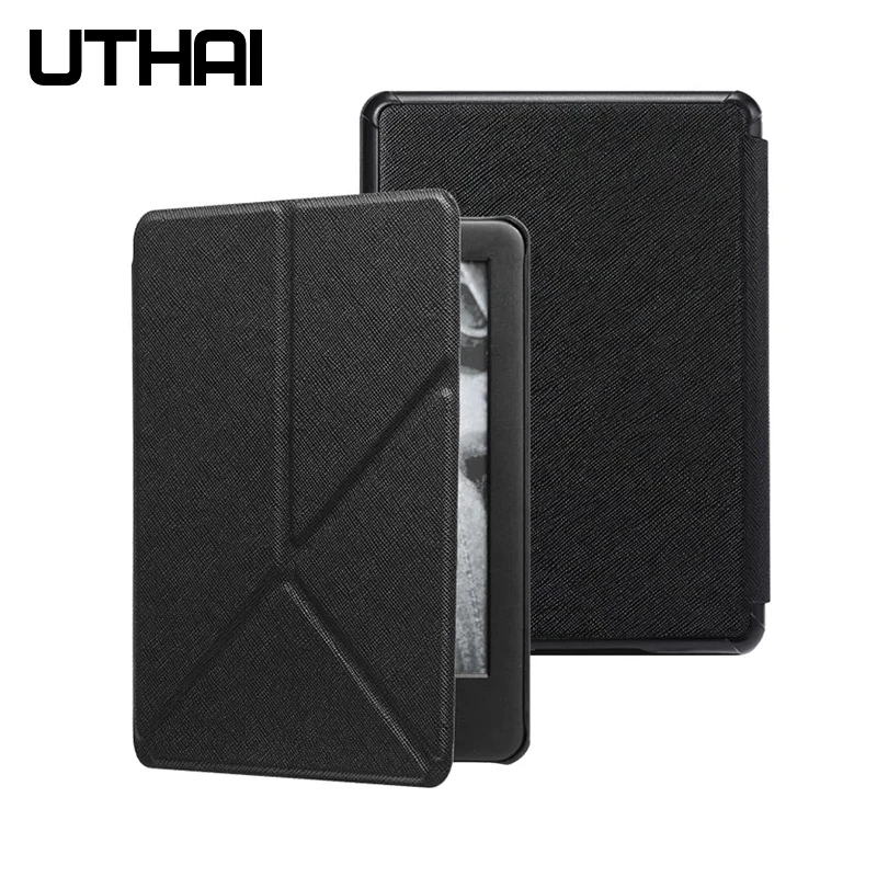 Uthai-capa de Couro para Kindle K102023 Versão Jovem da 10ª Geração Estojo com Sono e Despertar