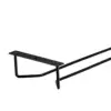 under Cabinet Wine Glass Holder Iron Stemware Shelf Sturdy Single Rail Glassware Drying Hanger for Kitchen Home Storage Cabinet 5
