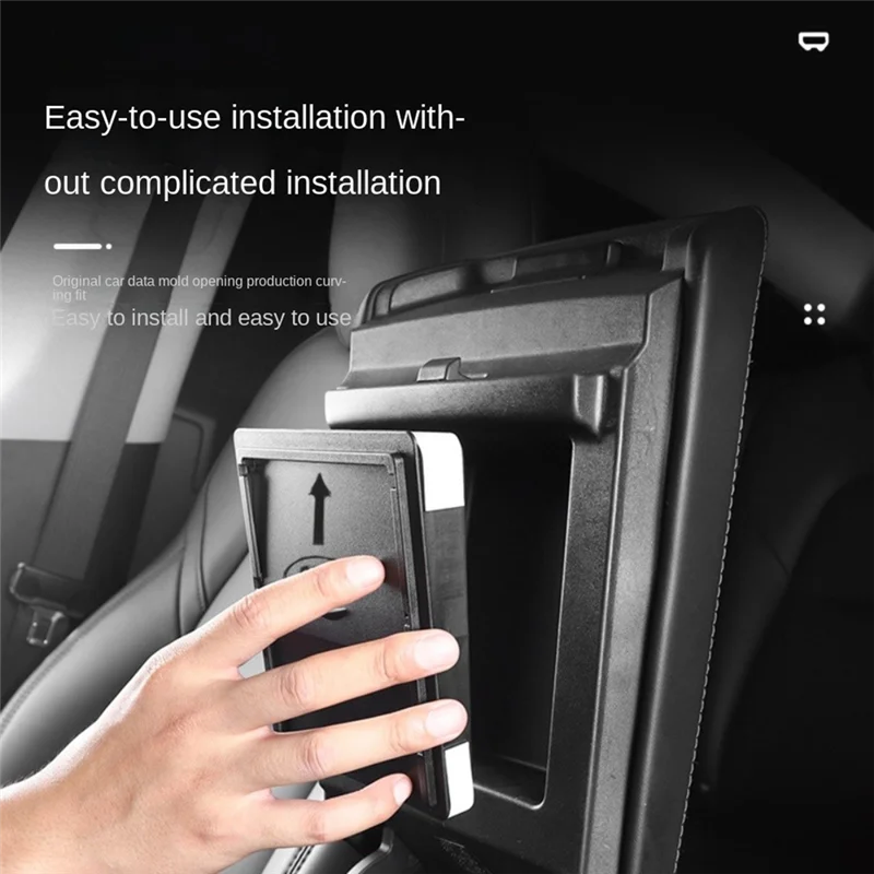Altamente raccomandato. Per Tesla Model 3 Model Y 2017-2023 Organizzatore della console centrale - immagine 4
