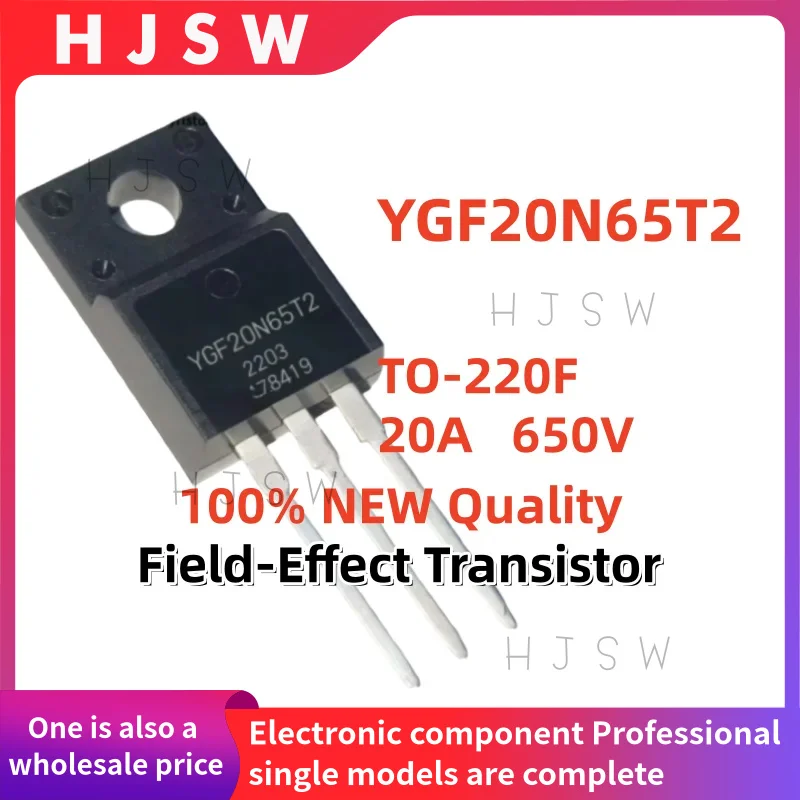High-Quality 650V 20A TO-220F Field-Effect Transistor (10/20/30PCS)