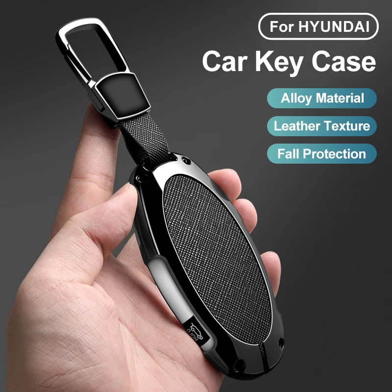 Premium 5-Button Car Key Case Cover with Keychain Accessories