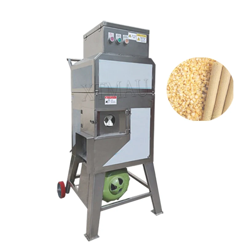 

400-600Kg/H Automatic Fresh Corn Sheller Machine Sweet Corn Thresher With Conveyor Belt