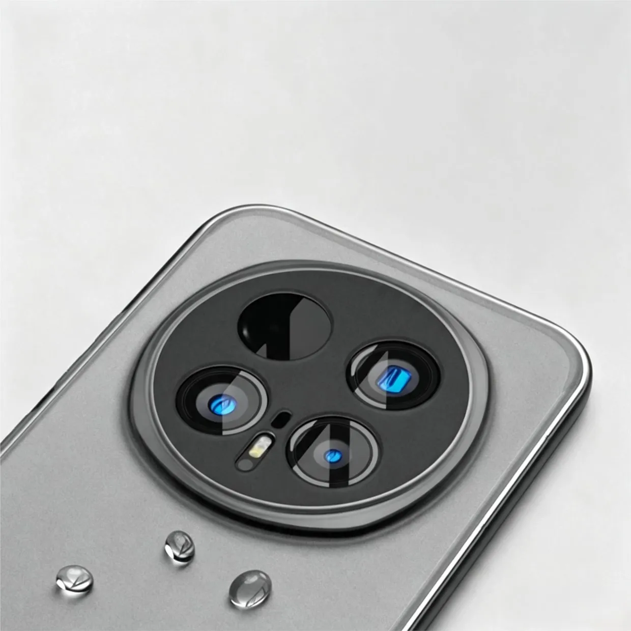 Ultra Thin Soft TPU Matte Gray Translucent Silicone Phone Case