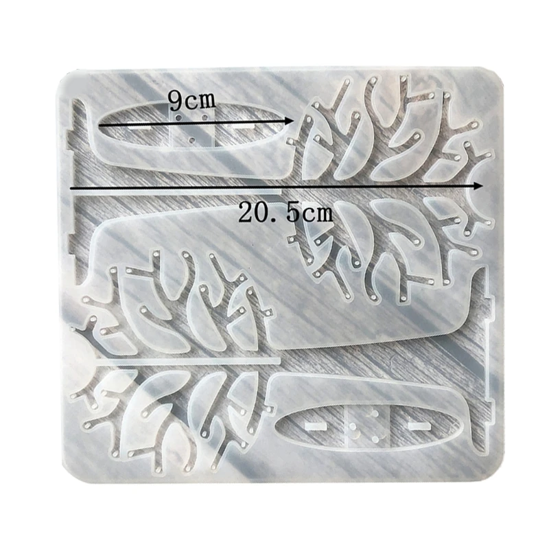 

Christmas Tree Earrings Display Shelf Epoxy Resin Mold Handmade Show Stand Mold