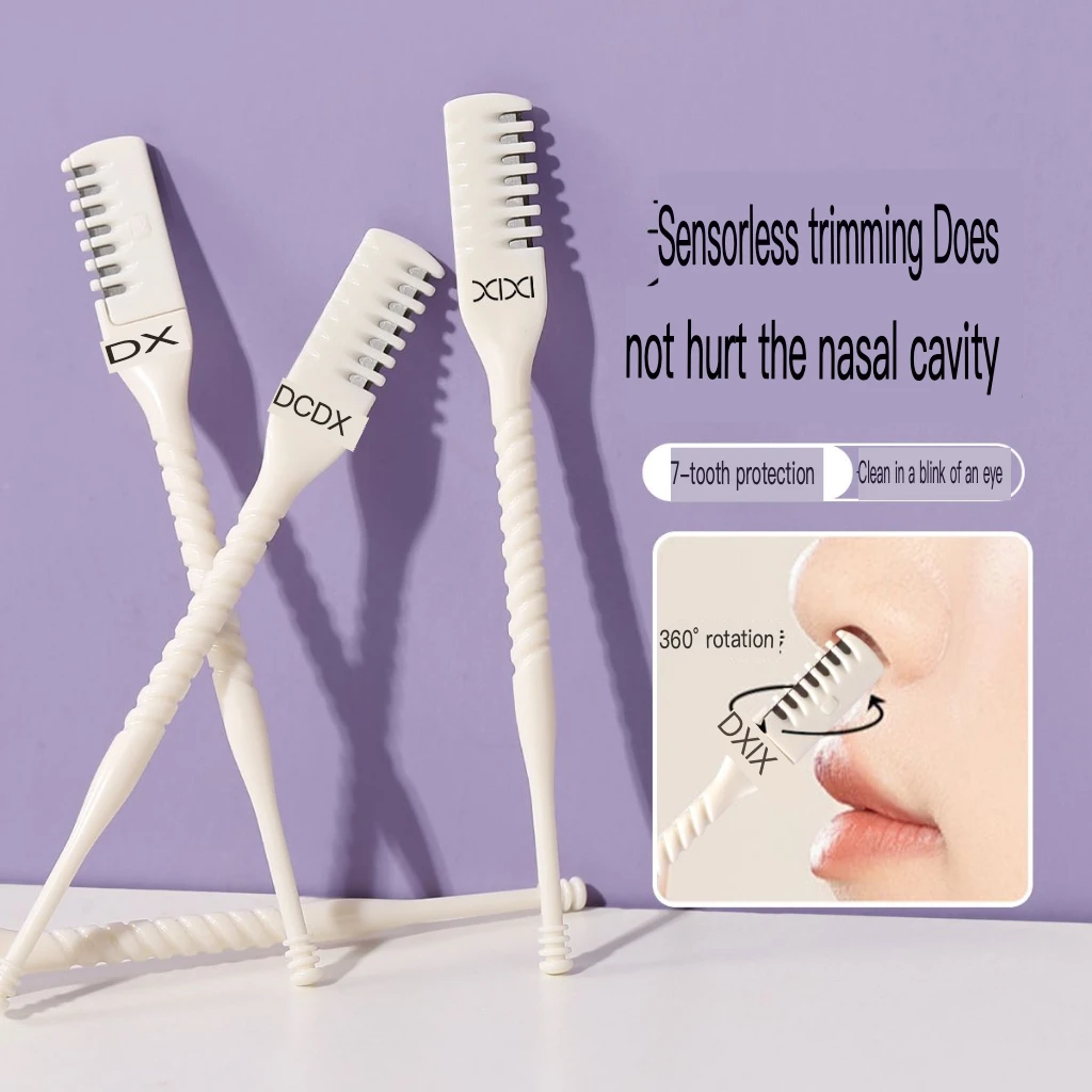 XIXI Comb Nose Hair Trimmer Beginners Start Scratch Prevention Easy Beginners Special Safety Tool