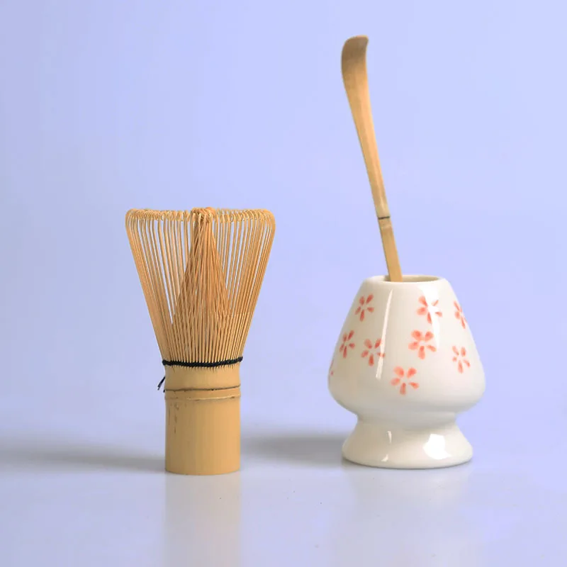 Description Picture 4 of item3 in 1 Matcha Set bamboo tea spoon Tranditional Tea Sets Home Tea-making Tools Accessories Birthday Gift Tea set, tea tool brush