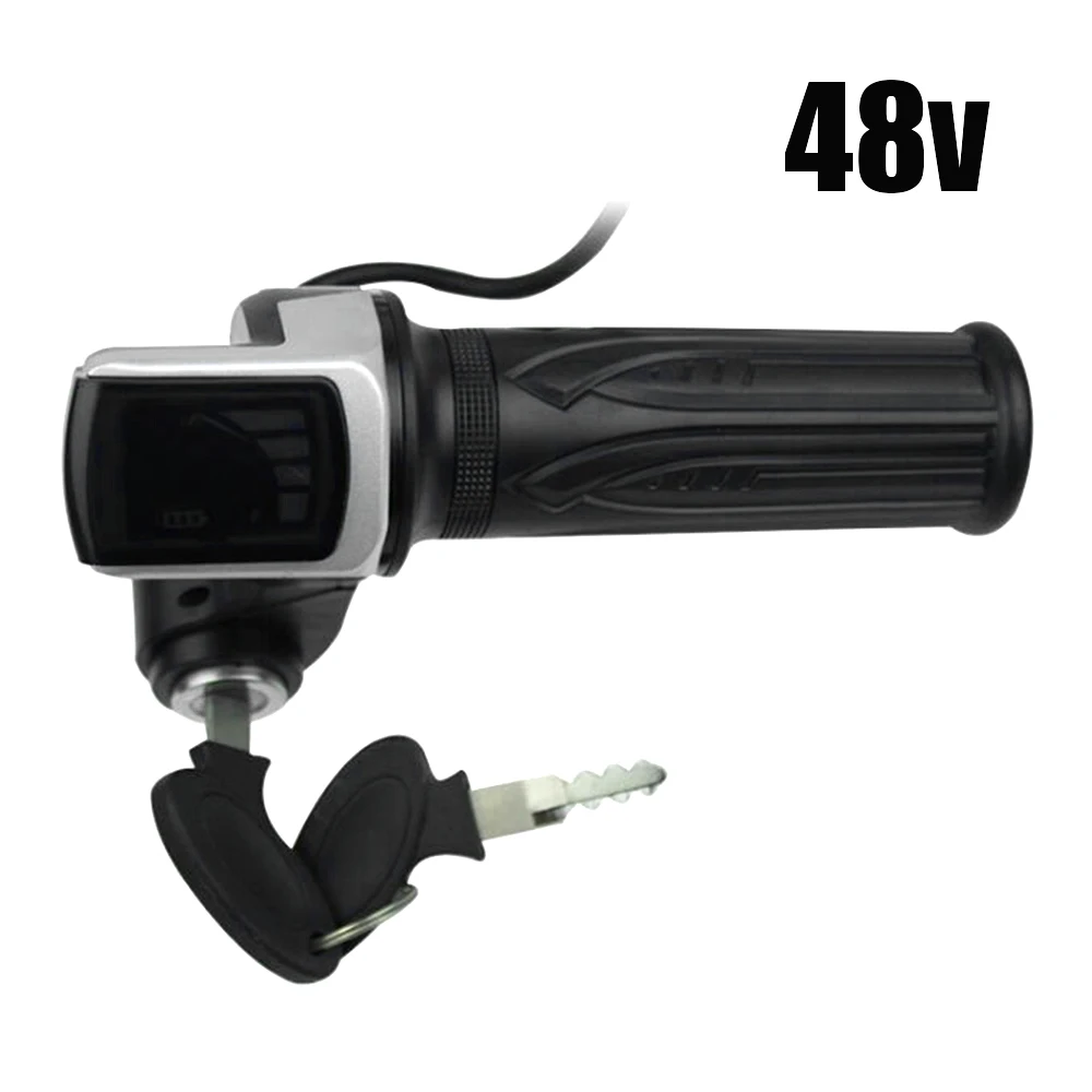 Description Picture 6 of item36V/48V/60V Electric Scooter Throttle Grip With Key Lock Power Indicator With LCD Display 158cm E-bike Cycling Accessories