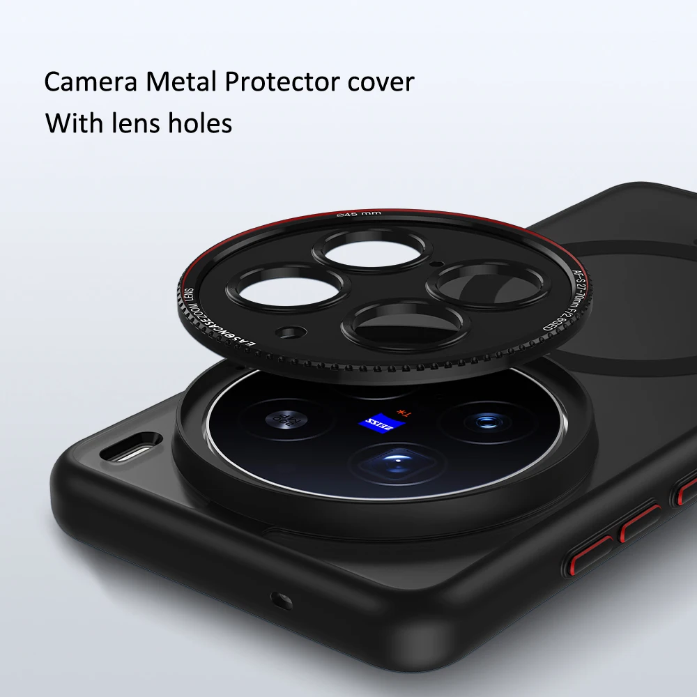 For Magsafe Magnets Case For vivo X200 Pro / X200 mini Camera Protector Magnetic Shell 3