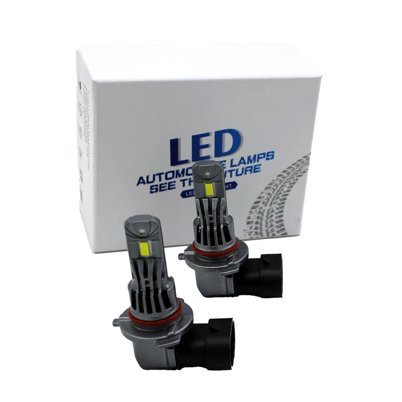 HB4 9006 9005 HB3 LED 헤드라이트 키트 콤보 2 개 전구, 6500K 하이 로우 빔, 슈퍼 화이트 브라이트