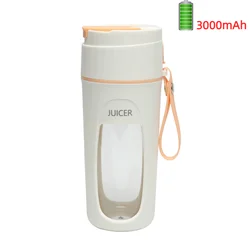 Compact Electric Juicer & Blender with Advanced 8 - Blade System (Orange 3000mAh)