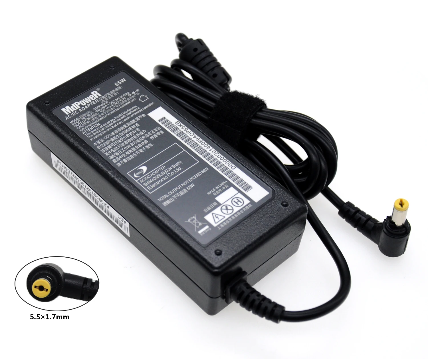 

19V 3.42A 65W Universal Laptop Power Adapter Charger For Acer A11-065N1A ADP-65VH B /ADP-65 PA-1650 1700-02